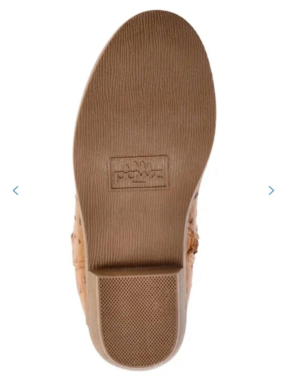 Pawz Youth Girl's Pull-on Brown Stitching Detail Western Cowboy Boots